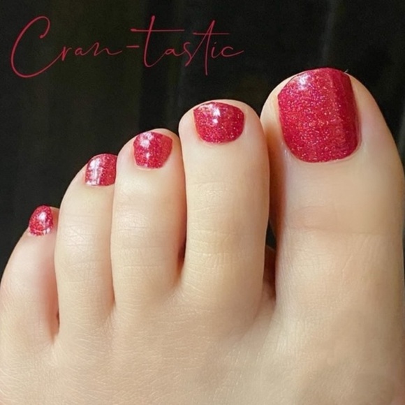 Glitter Red Color Street Nail Polish in the color “Cran-tastic” Brand New in Box - Picture 10 of 17